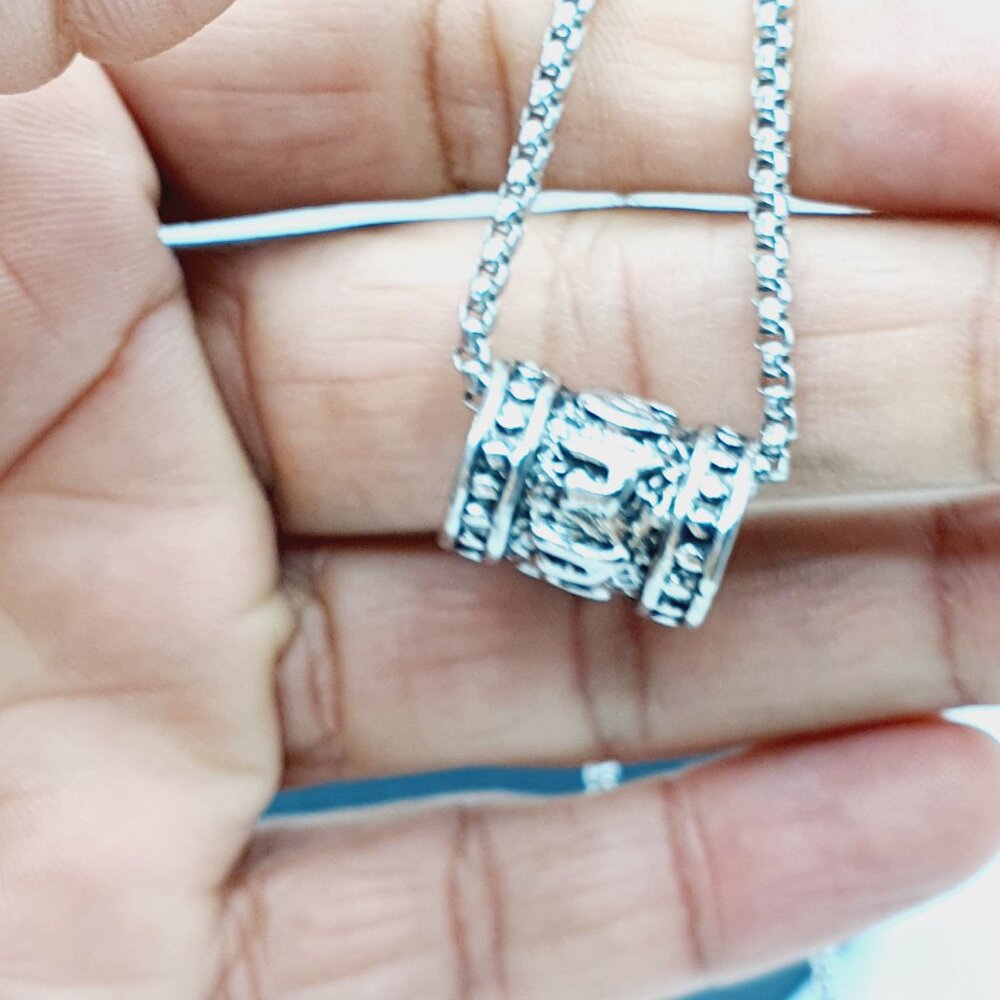 ❤️Six-character mantra rotatable beads necklace, N90201P111 - Picture 6 of 9